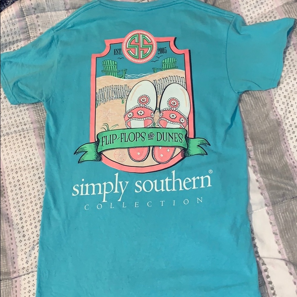 Blue Simply Southern shirt